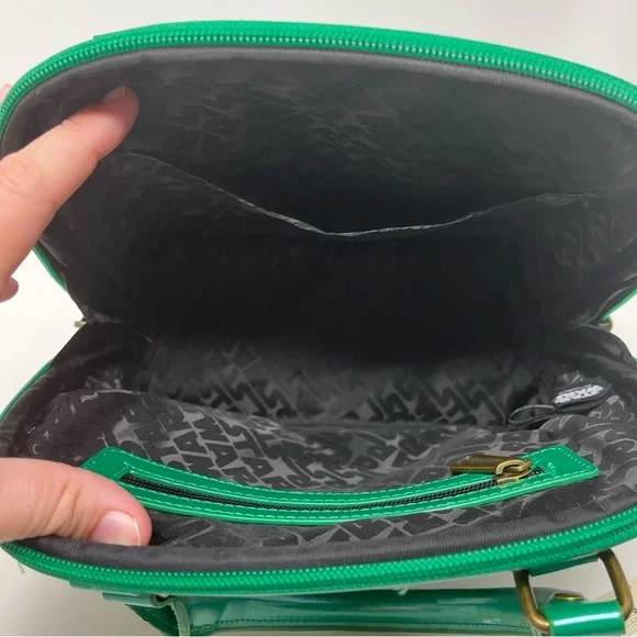 Loungefly Bag Purse Star Wars BOBA FETT Green Disney Zip Around Double Handles - Picture 6 of 12